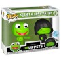 Blister 2 figuras POP Disney The Muppets Kermit & Constantine Exclusive