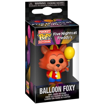 Llavero Pocket POP Five Nights at Freddys Balloon Foxy