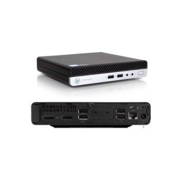 Ordenador reacondicionado mini hp prodesk 400 g4 - i5 - 8th - 16gb - 512gb nvme - win 11 pro - sin cable trebol