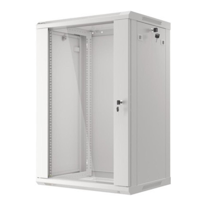 Armario lanberg 19 pulgadas 18u 600x450 gris