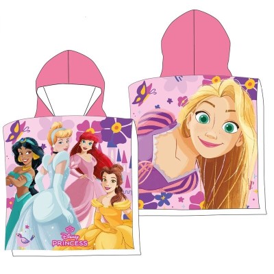 Poncho toalla Princesas Disney microfibra