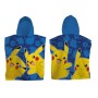 Poncho toalla Pikachu Pokemon microfibra