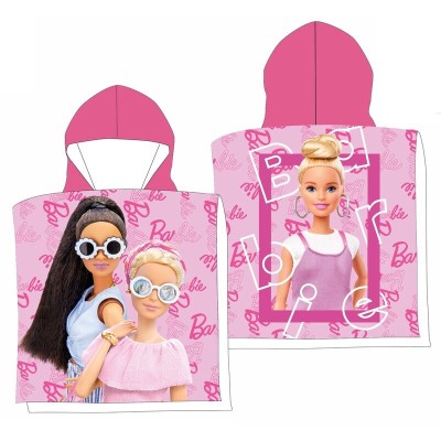 Poncho toalla Barbie microfibra