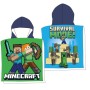 Poncho toalla Minecraft microfibra