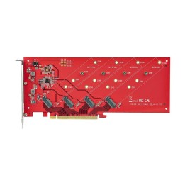 Tarjeta interfaz startech quad - m2 - pcie - card - b