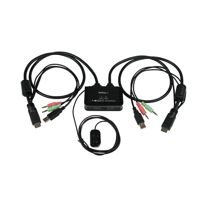 Conmutador kvm star tech 2 usb