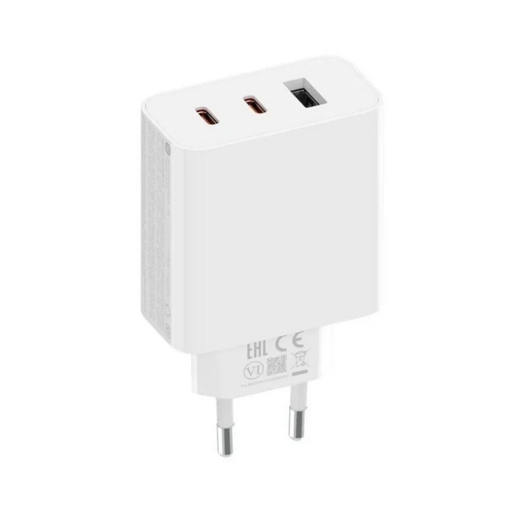 Cargador xiaomi 2c1a gan 67w trio