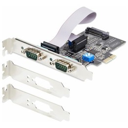 Tarjeta red startech 2s232422485 - pc - card 2x rs232