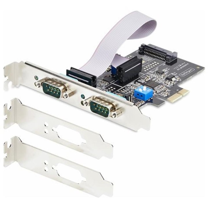 Tarjeta red startech 2s232422485 - pc - card 2x rs232