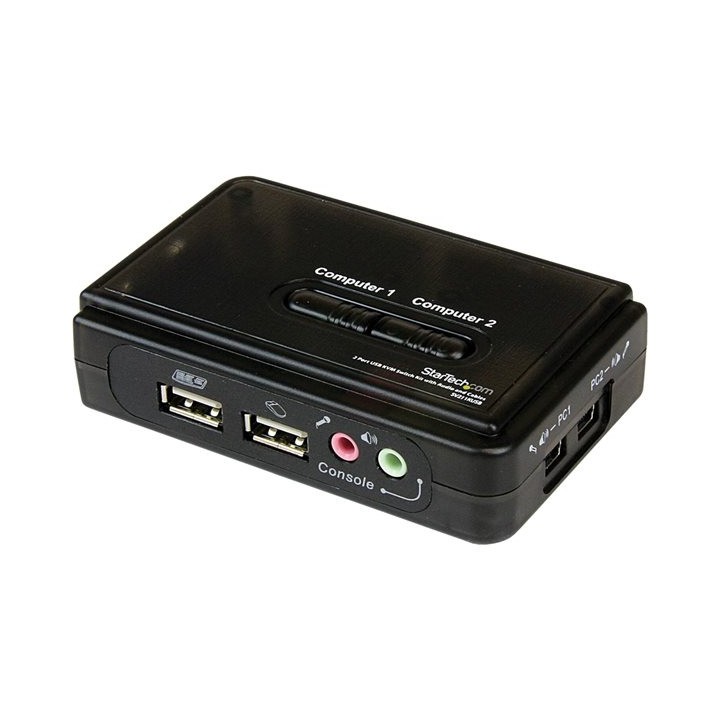 Conmutador kvm startech 2 puertos todo