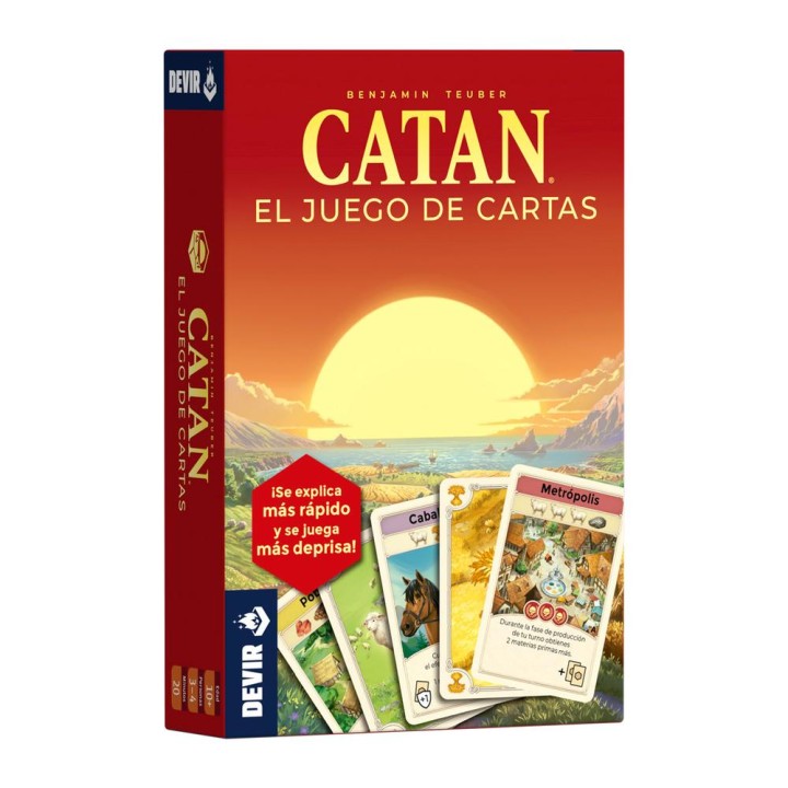 Catán juego cartas