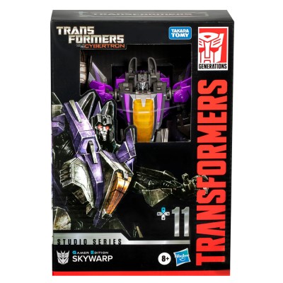 Figura Skywarp Studio Series Gamer Edition Cybertron Transformers 16,5cm