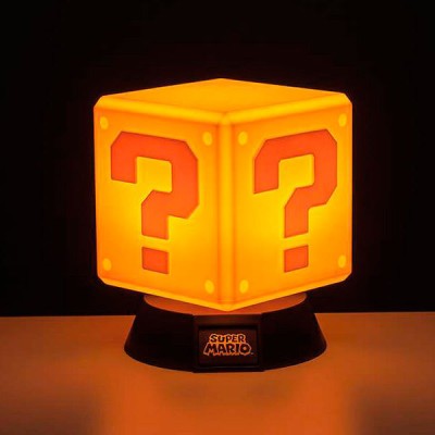 Lampara 3D Question Block Super Mario Bros Nintendo