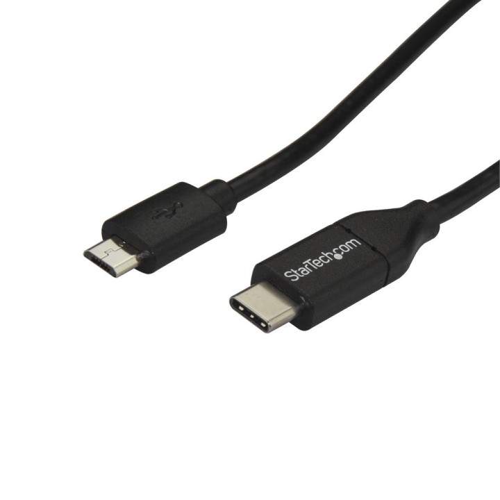 Cable usb tipo c a micro usb tipo b startech 1m - macho - macho - negro