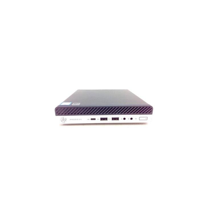 Ordenador reacondicionado mini hp 600 g4 - i5 - 9th - 8gb - 256gb m.2 - win 11 pro - sin cable trebol - wifi+antena