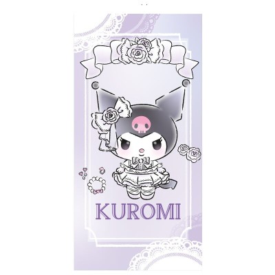 Toalla Kuromi Sanrio microfibra