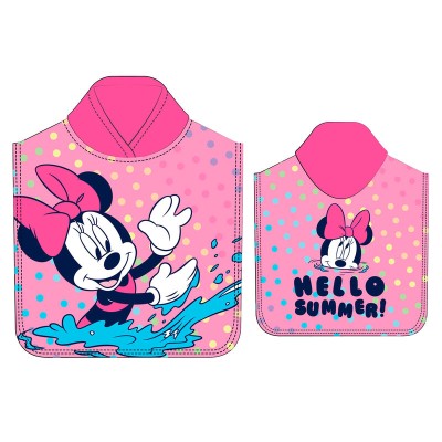 Poncho toalla Minnie Disney microfibra