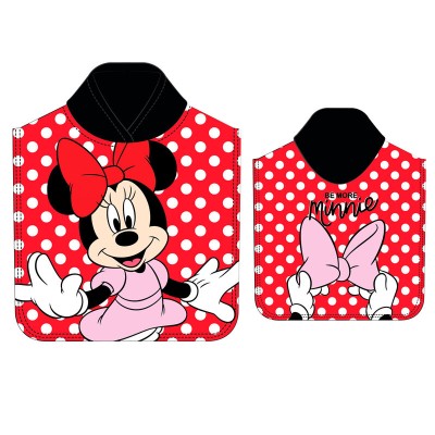 Poncho toalla Minnie Disney microfibra