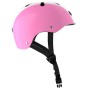 Casco seguridad rosa infantil