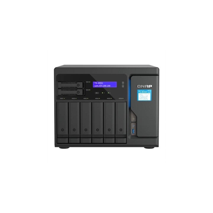 Servidor nas qnap ts - 855x - 8g nas 6+2