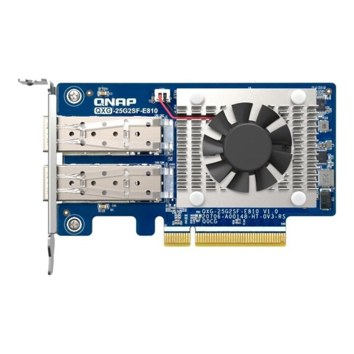 Tarjeta red qnap qxg - 25g2sf - e810 2x sfp