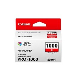 Cartucho canon pfi 1000r rojo pro 1000