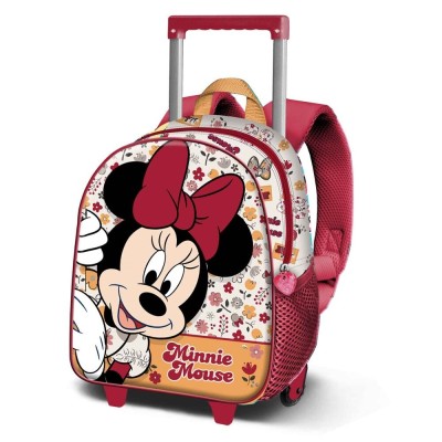 Trolley 3D Flowered Minnie Disney 34cm