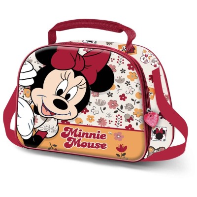 Bolsa portameriendas 3D Flowered Minnie Disney