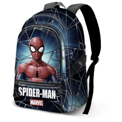 Mochila Maximum Spiderman Marvel 44cm adaptable