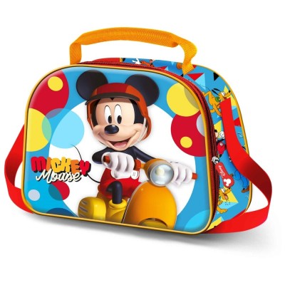 Bolsa portameriendas 3D Scooter Mickey Disney