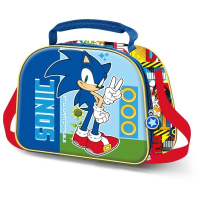 Bolsa portameriendas 3D Sonic The Hedgehog