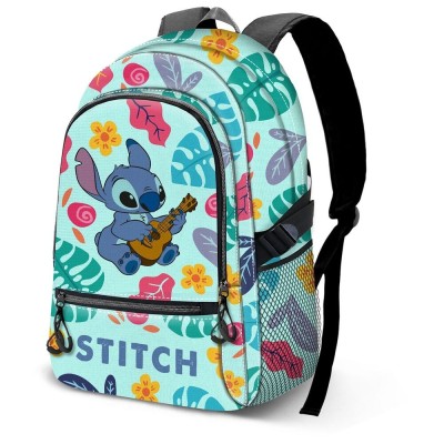 Mochila Guitar Stitch Disney 44cm adaptable