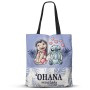 Bolsa shopping Couple Stitch Disney 40cm