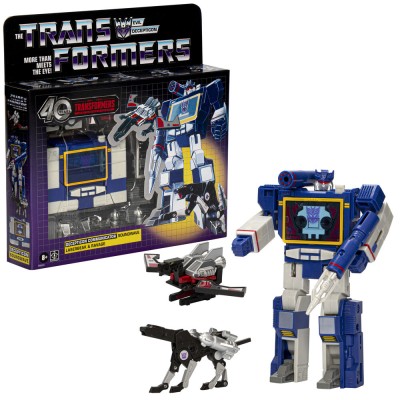 Figuras Soundwave Laserbeak &38 Ravage 40th Anniversary Transformers