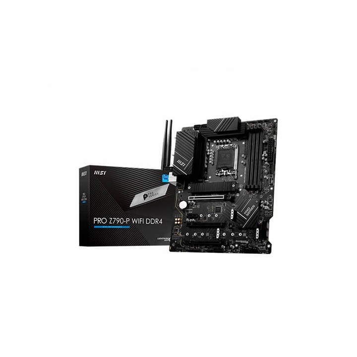 Placa base msi 1700 pro z790 - p wifi atx - 4x ddr4 - 6x sata3 - 3x usb 3.2 - 1x usb tipo c - 4x usb 2.0 911 - 7e06 - 008