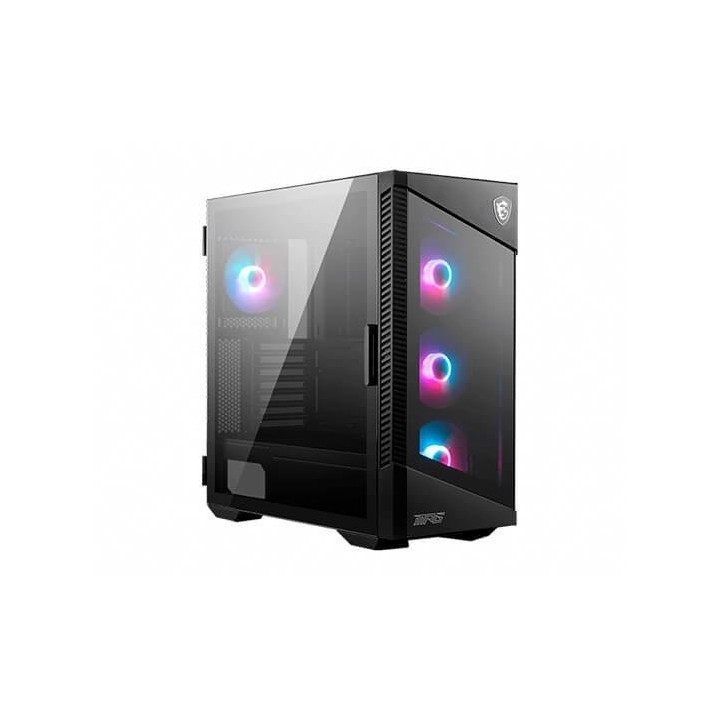 Caja ordenador gaming msi mpg velox 100r atx 4 x 120mm 2 x usb 3.2 1 x usb tipo c argb