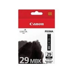 Cartucho tinta canon pgi 29mbk negro mate