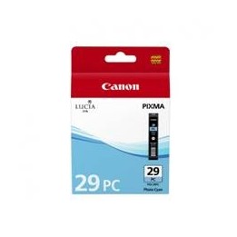Cartucho tinta canon pgi 29pc photo cian