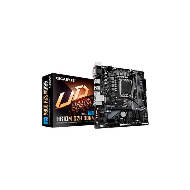 Placa base gigabyte 1700 h610m s2h ddr4 m - atx - 2 x ddr5 - 4 x sata6 - 2 x usb 3.2 - 4 x usb 2.0
