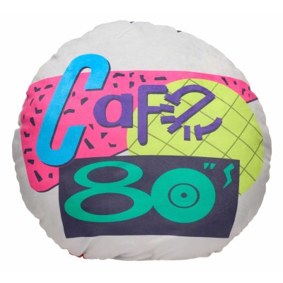 Cojin Cafe 80S Regreso al Futuro