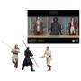 Blister 3 figuras Qui-Go Jinn Darth Maul Obi-Wan Kenobi La Amenaza Fantasma Star Wars 15cm