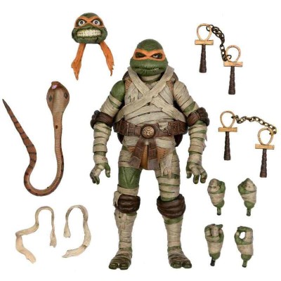 Figura Ultimate Michelangelo as the Mummy Las tortugas Ninja 18cm