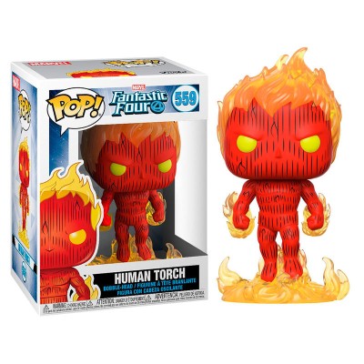 Figura POP Marvel Los 4 Fantasticos Human Torch