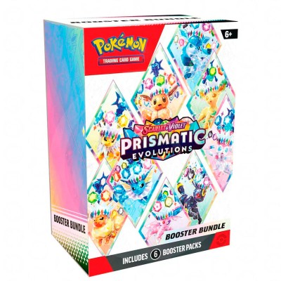 Juego cartas coleccionables Booster Bundle Evoluciones Prismaticas Pokemon espaÃ±ol