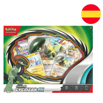 Blister juego cartas coleccionables Ciclyzar Ex Pokemon espaÃ±ol