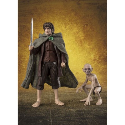 Figura S.H. Figuarts Frodo Baggins &38 Gollum La Comunidad del Anillo El SeÃ±or de los Anillos