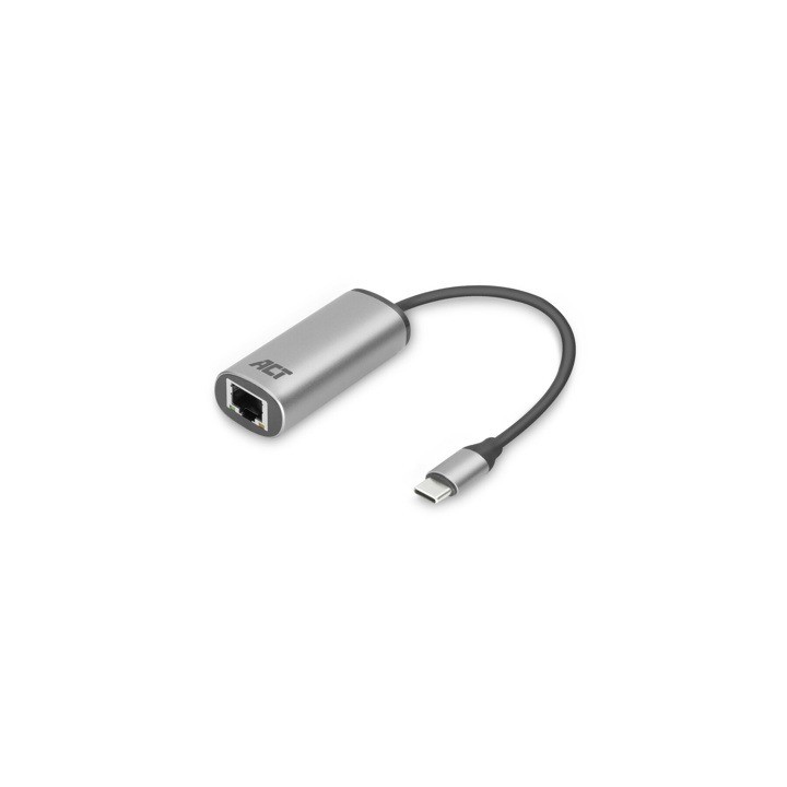 Adaptador act connectivity usb - c a rj45 ethernet 2.5gb