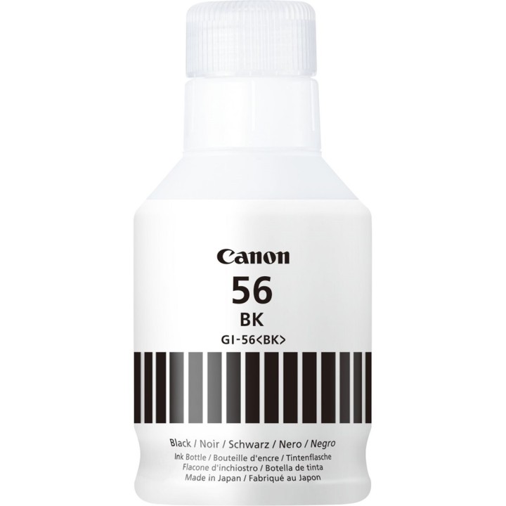 Botella tinta canon gi 56bk 170ml 6000