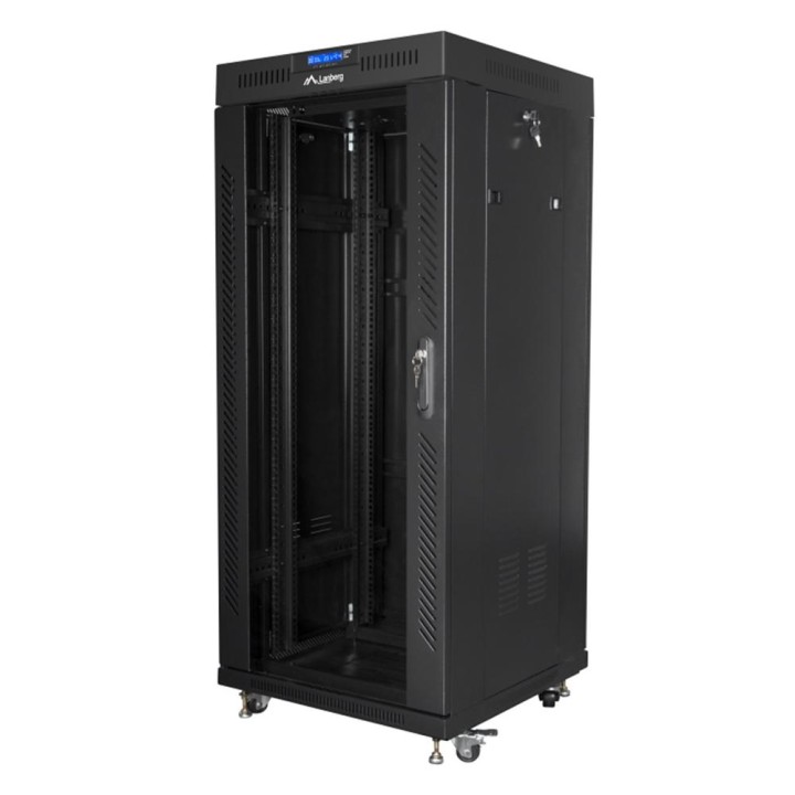 Armario lanberg 19 pulgadas 27u 600x600 negro