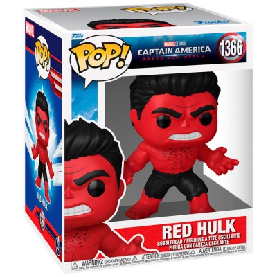 Figura POP Super Marvel Capitan America Brave New World Red Hulk